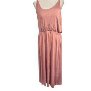 Olivia Ray Women's Maxi Dress Pink Rose Lightweight Sleeveless Straps